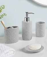Martha Stewart Tara 4-Pc. Bath Accessory Set