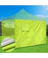 Yescom InstaHibit Sidewall Window Door UV50+ Fit 10x10Ft Pop up Tent 1 Piece Camping