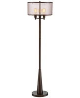 Franklin Iron Works Durango Rustic Farmhouse Vintage Standing Floor Lamp 3