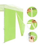Instahibit 1080D 120g Privacy Sidewall Zipper UV30+ Fits 10x10fr Canopy 2 Pieces