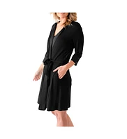 Kindred Bravely Maternity Emmaline Postpartum Robe - two belt positions