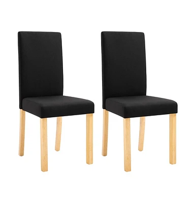 vidaXL Dining Chairs pcs Fabric