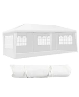 Sugift 20 Ft. W x 10 Ft. D Outdoor Party Tent Canopy with 4 Removable Sidewalls