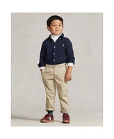 Polo Ralph Lauren Toddler and Little Boys Featherweight Cotton Mesh Shirt