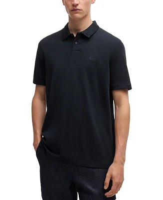 Boss by Hugo Men's Cotton-Pique Polo Shirt