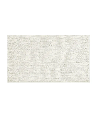 Laura Ashley Butter Chenille Bath Mat, 27" x 45"