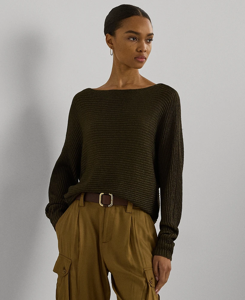 Lauren Ralph Petite Dolman-Sleeve Sweater