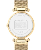 Coach Women's Cary Gold-Tone Stainless Steel Watch Set 34mm