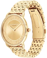 Coach Women's Gold Elliot Stainless Steel Watch 36mm