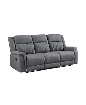 Homelegance White Label Magnus 86" Double Reclining Sofa