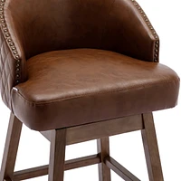 Kitchen Counter Height 360 Degree Swivel Bar Stools Set