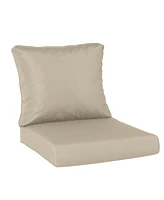 Aoodor Outdoor Chair Cushions Set, 21"x21", Water Resistant Outdoor Deep Seat Cushions with Handle & Adjustable Straps.