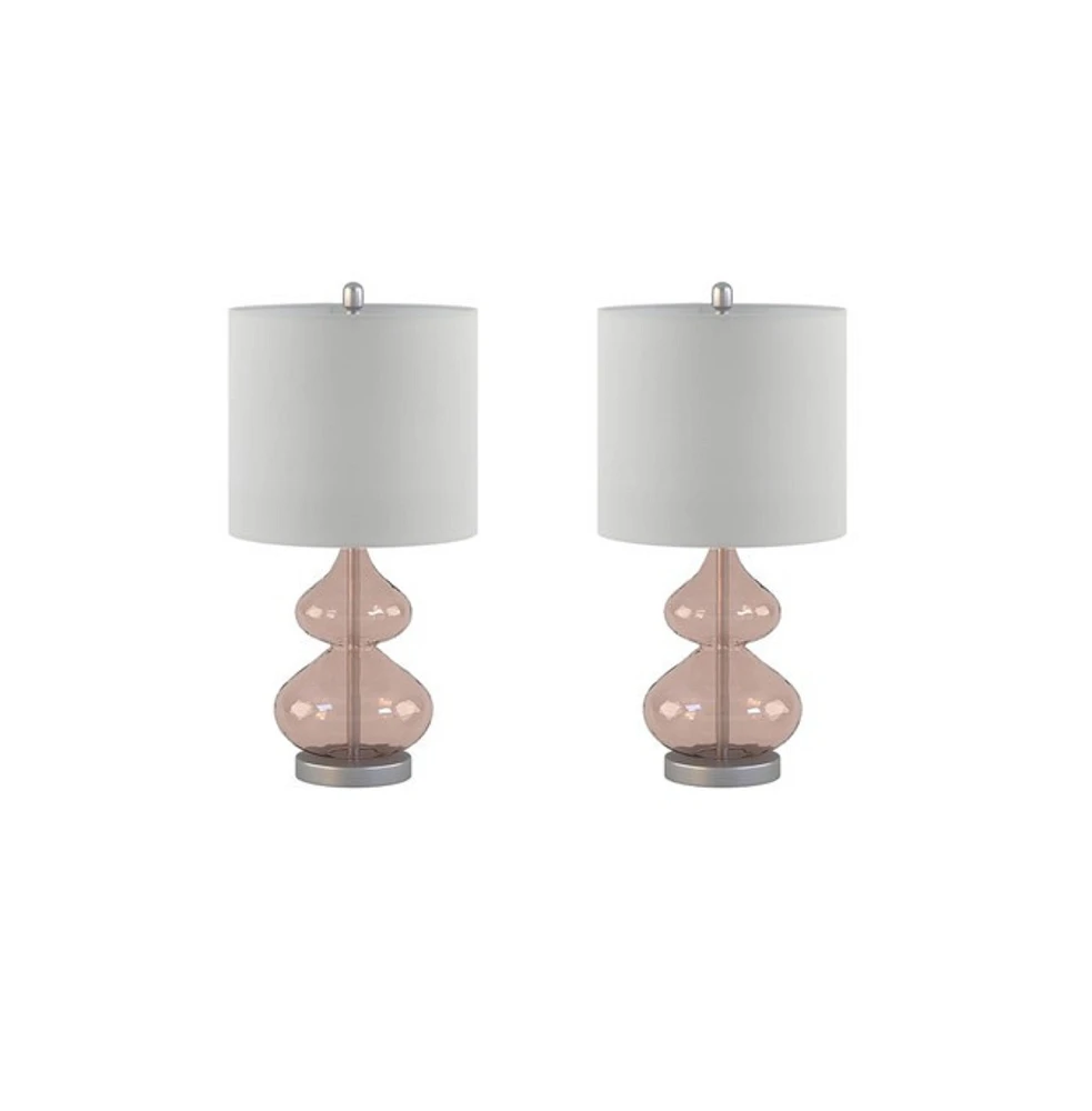 Home Outfitters Table Lamp Set of 2, Casual