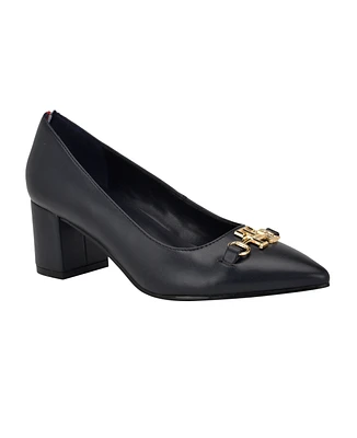 Tommy Hilfiger Women's Nanya Block Heel Classic Pumps