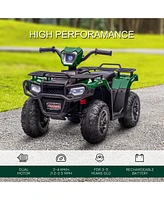 Streamdale Furniture Rugged 4-Wheeler with Twin Motors, Music, and Safety Features for Kids