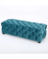 Streamdale Furniture Exquisite Velvet Ottoman Bench Elegance, Versatility, and Style All in One