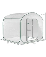 Streamdale Furniture Portable Pop-Up Greenhouse for Plant Protection