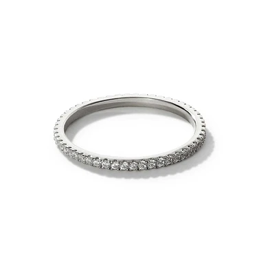 Ana Luisa Eternity Ring - Celine Silver