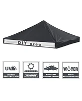 Yescom 9.6x9.6ft Canopy Replacement Top for 10ft Ez Tent Oxford Cover Outdoor