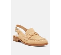 Rag & Co Nemykin Woven Strap Slingback Loafers