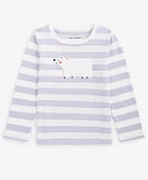 Epic Threads Toddler Girls Striped Polar Bear Long-Sleeve T-Shirt, Created for Macy's