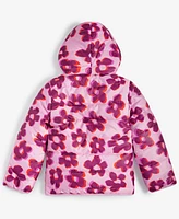 Epic Threads Girls Blurred Floral Reversible Hooded Puffer Jacket, Created for Macy's