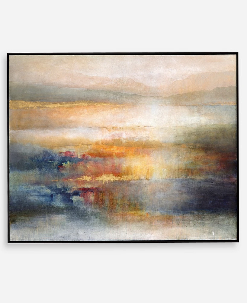 Uttermost Seafaring Dusk Hand Painted Canvas