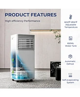 Vebreda 10000 Btu Portable Air Conditioner with Fan and Dehumidifier Mode