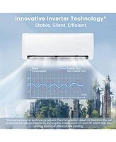 Vebreda Energy Star Certified 17000 Btu 21 SEER2 Ductless Mini Split Air Conditioner and Heater 208-230V