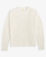 Epic Threads Girls Metallic Mixed-Stitch Pullover Sweater, Created for Macy's