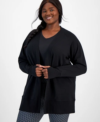 Id Ideology Plus Comfort Cardigan, Created for Macy's