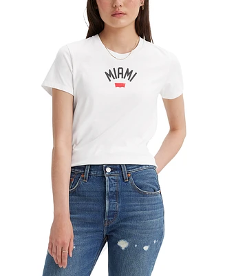 Levi's Women's The Perfect Cotton City Graphic T-Shirt