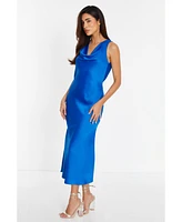 Quiz Women's Satin Slip Midi Dress