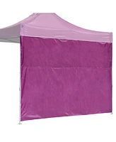 InstaHibit Sidewall Block Out UV50+ Fit 10x10Ft Pop up Canopy 1 Piece Patio