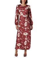 Astr the Label Women's Quinn Floral Long-Sleeve Maxi Dress