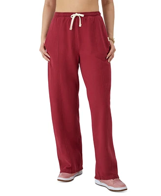 Champion Women's Drawstring-Waist Wide-Leg Sweatpants