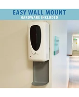 iTouchless Sensor Sanitizer Dispenser with Wall Mount, 1000 ml Capacity, works with Gel, Liquid, Alcohol, for Enhanced Hygiene in Stores, Schools