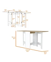 Fm Furniture Kailua Folding Dining Table