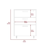 Fm Furniture Penny Storage Cabinet- Drawer Base