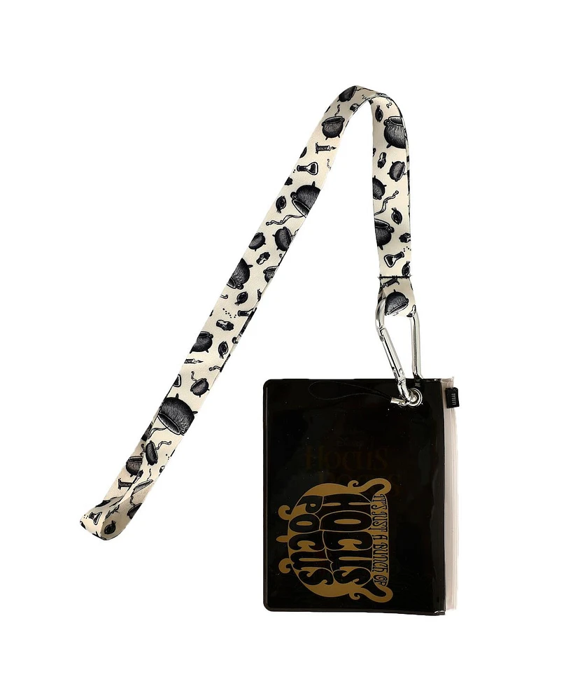 Hocus Pocus Disney Lanyard and Plastic Transparent Pouch