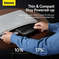 Baseus Blade2 Portable Charger 12000mAh Power Bank 65W Fast-Charging - Black
