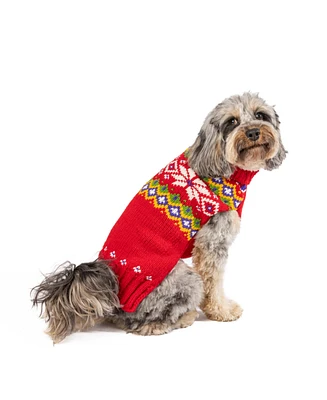 Chilly Dog Jolly Red Sweater