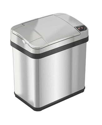 iTouchless Stainless Steel Bathroom Sensor Trash Can with AbsorbX Odor Filter and Lemon Fragrance 2.5 Gallon