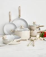 GreenPan Dover Ceramic Nonstick 12-Piece Cookware Set