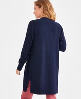 Style & Co Women's Open-Front Long-Sleeve Cardigan, Created for Macy's