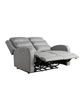 Relax A Lounger 54.7"W Polyester Akron Power Reclining Loveseat