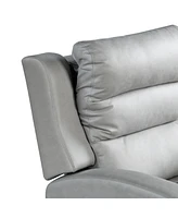 Relax A Lounger 54.7"W Polyester Akron Power Reclining Loveseat