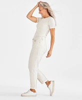 Style & Co Women's Mid-Rise Tapered Girlfriend Jeans, Created for Macy's