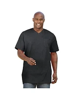 KingSize Big & Tall Shrink-Less Lightweight V-Neck Pocket T-Shirt