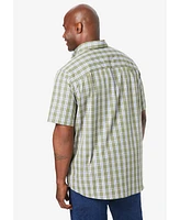 KingSize Big & Tall Short Sleeve Wrinkle-Free Sport Shirt